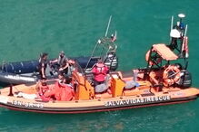 Turistas resgatados de gruta em Lagoa