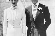 Matrimónio polémico entre o Rei Eduardo VII e a socialite americana Wallis Simpson, em 1937