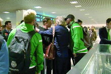 Confusão no aeroporto, sporting