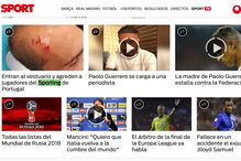 O Sport, da Catalunha, também destaca os desacatos em Alcochete