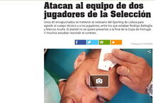 Agressões a jogadores do Sporting são notícia em todo o mundo