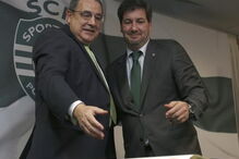Eduardo Barroso com Bruno de Carvalho, em 2013