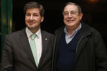 Eduardo Barroso com Bruno de Carvalho, em 2013