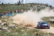 Hayden Paddon no rali de Portugal de 2018