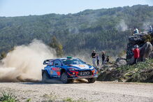 Hayden Paddon no rali de Portugal de 2018