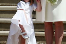 Princesa Charlotte no casamento de Harry e Meghan