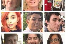 Algumas das vítimas do tiroteio em Santa Fé, no Texas