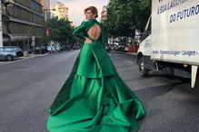 Inês Castel Branco partilhou nas redes sociais imagens do seu 'look'