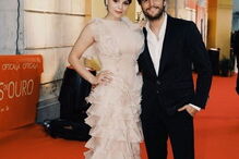Filipa Areosa e Tiago Teotonio Pereira na 'red carpet'