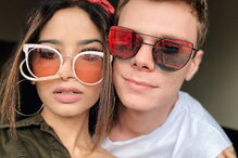 Nara Almeida e o namorado