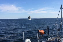 Mergulhadores da Marinha encontraram mina russa e torpedo alemão no mar Báltico