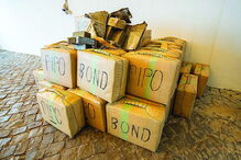 Fardos de haxixe apreendidos 