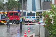 Acidente de autocarro junto ao aeroporto de Lisboa