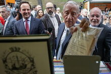 Marcelo Rebelo de Sousa na Feira do Livro de Lisboa de 2018