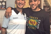 Salvio num momento de descontração  