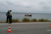 Queda de carro à Ria de Aveiro