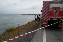 Queda de carro à ria de Aveiro