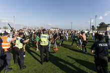 Confrontos no final do Vilafranquense-Farense obrigam a intervenção policial