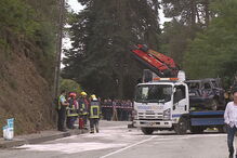 Colisão entre dois carros na EN105, em Santiago da Carreira, Santo Tirso, provocou a morte a um homem