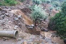 Imagens do mau tempo em São Cristóvão do Douro