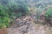 Imagens do mau tempo em São Cristóvão do Douro