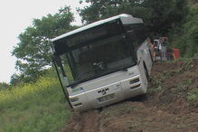 Atocarro despistou-se nas Caldas da Rainha