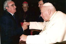 Rui Osório com o Papa João Paulo II