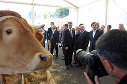 Ministro da Agricultura, Capoulas Santos, acompanhou Ricardo Rio, edil de Braga, na inauguração da edição 51 da Agro