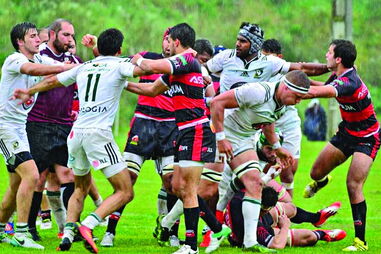Agressões durante jogo de râguebi