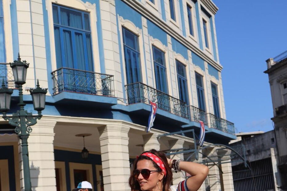 Cláudia Vieira em Cuba