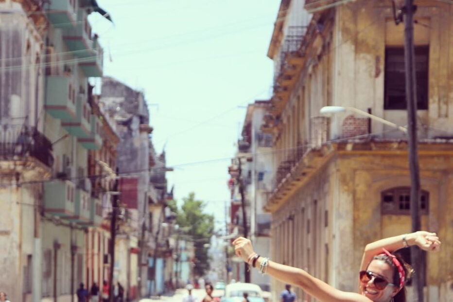 Cláudia Vieira em Cuba