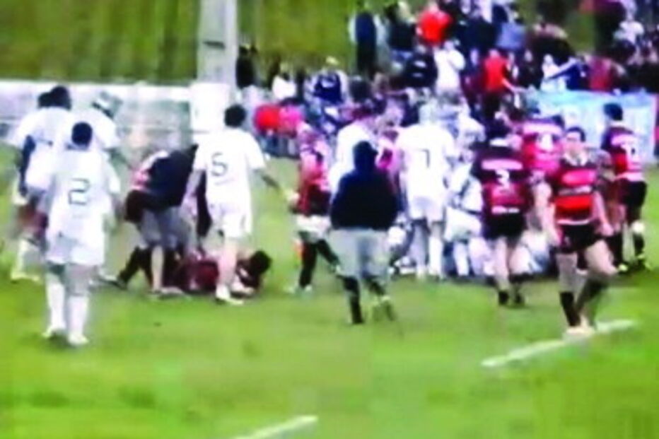 Agressões durante jogo de râguebi