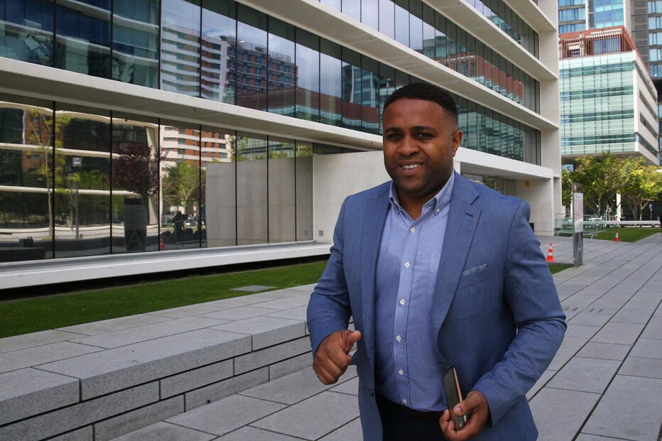 Jorge Andrade no Campus da Justiça, onde contou como falhou o objetivo e o Oriental desceu de divisão 