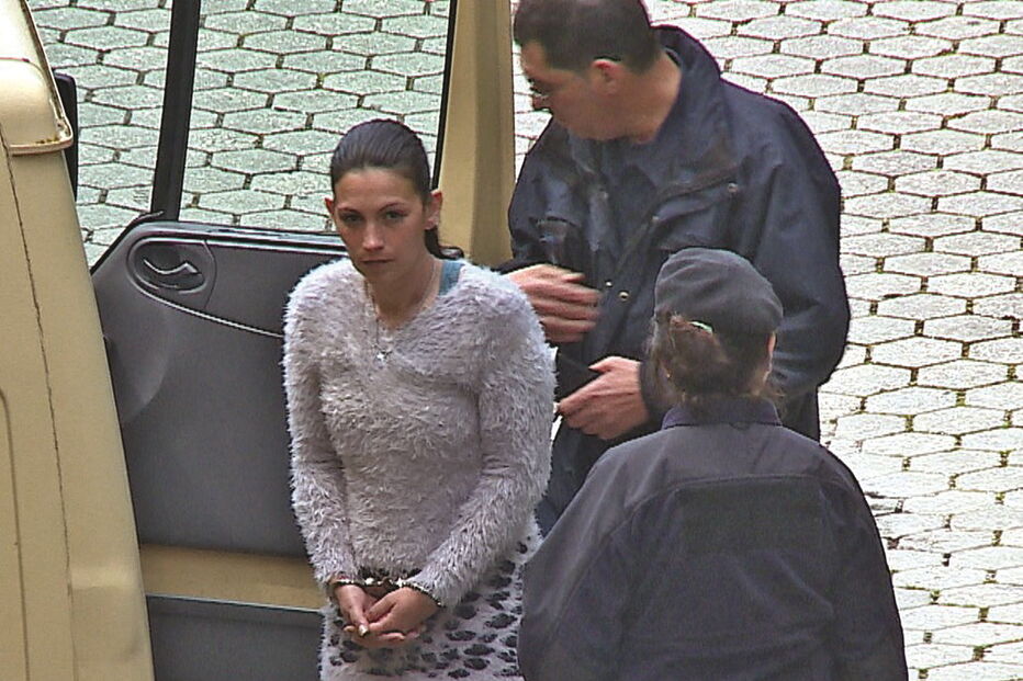 Sónia Domingues foi ontem levada a tribunal, algemada