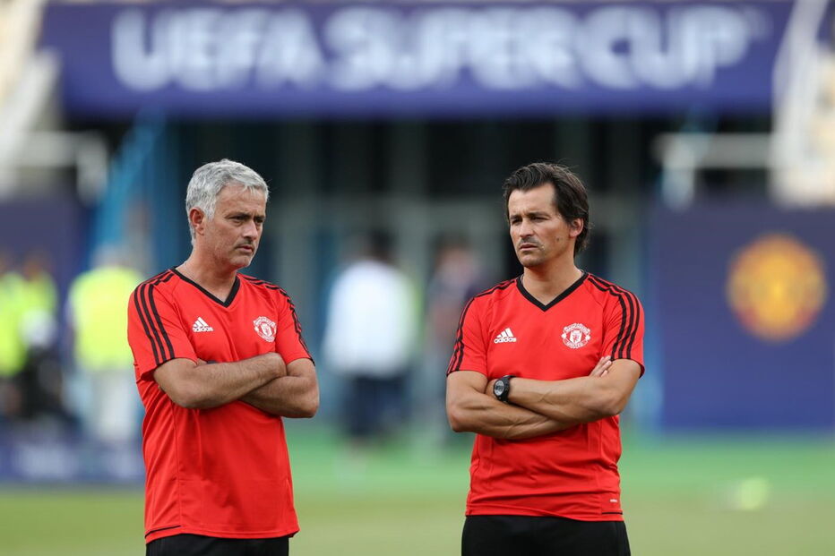 Mourinho e Rui Faria no Manchester United
