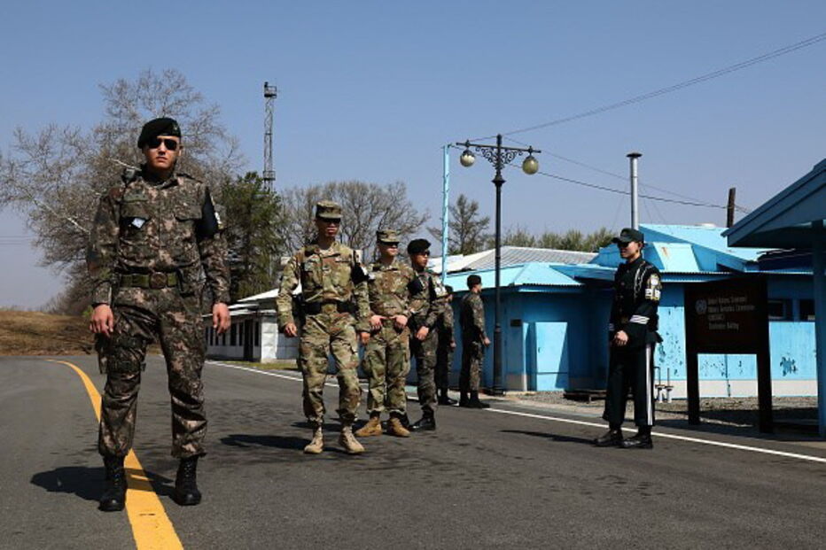 Soldados americanos na Coreia do Sul