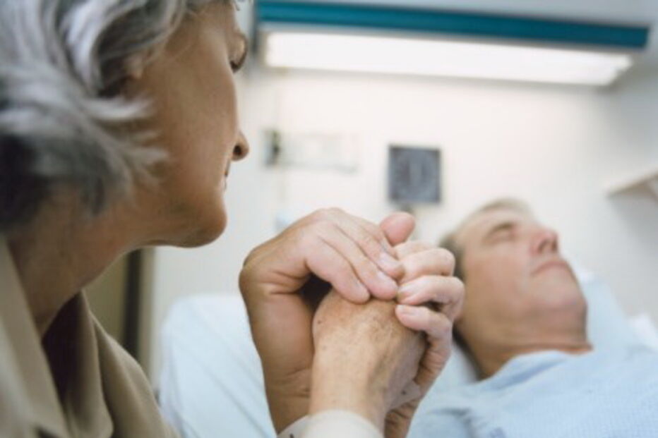 Doente em tratamento no hospital