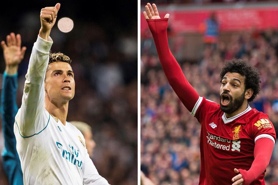 Cristiano Ronaldo e Salah são as estrelas de Real Madrid e Liverpool, respetivamente