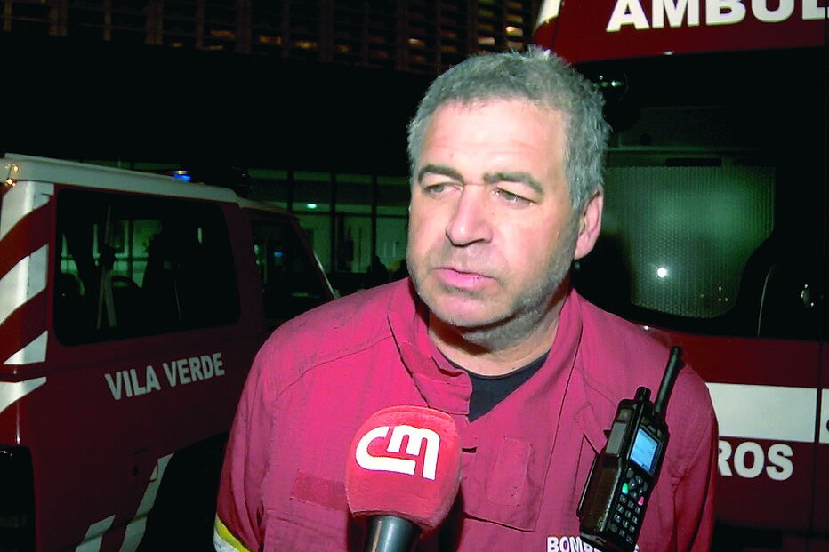 Luís Morais, comandante dos bombeiros de Vila Verde