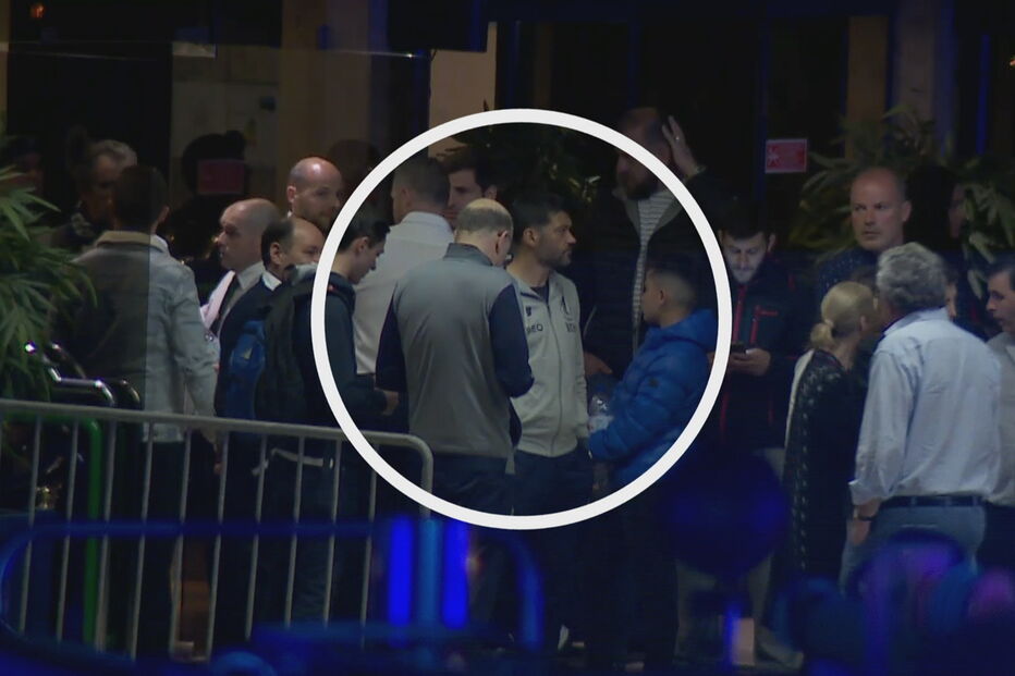 Sérgio Conceição e restante equipa na rua para fugir do fogo