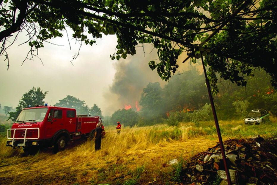 Queimada descontrolou-se