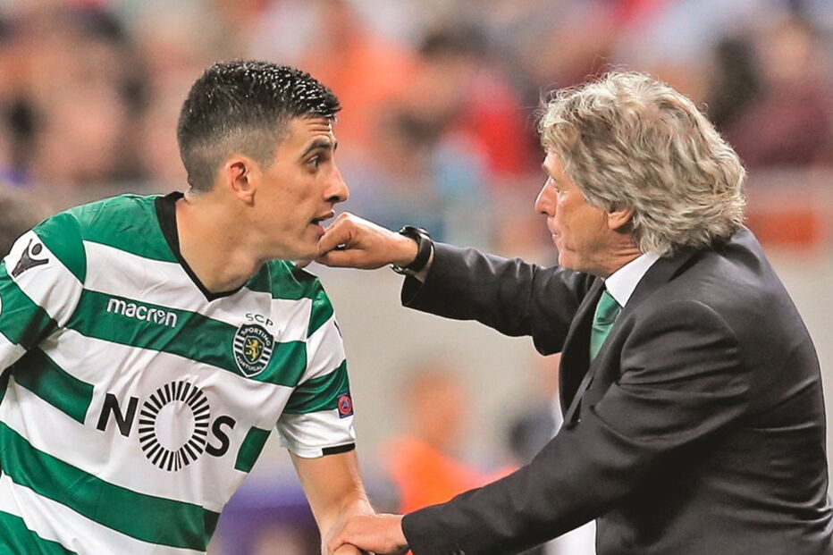 Jorge Jesus com Battaglia