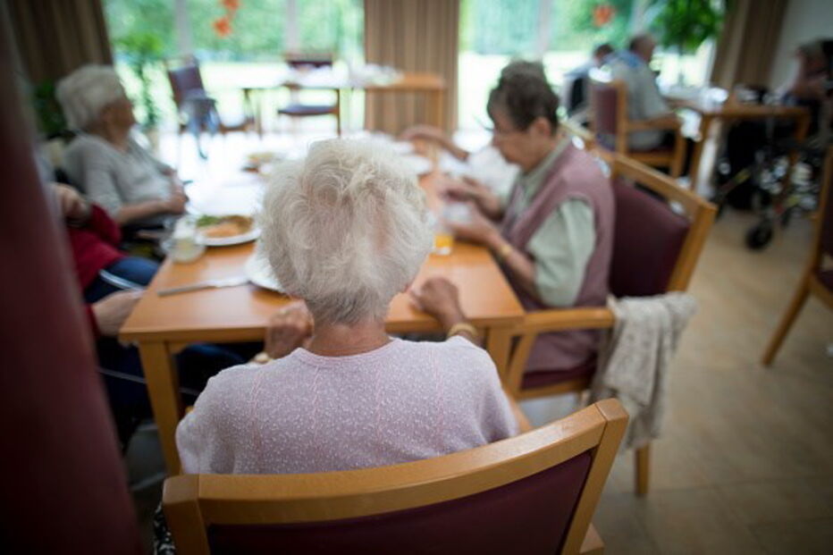 Refeitório de um lar de idosos