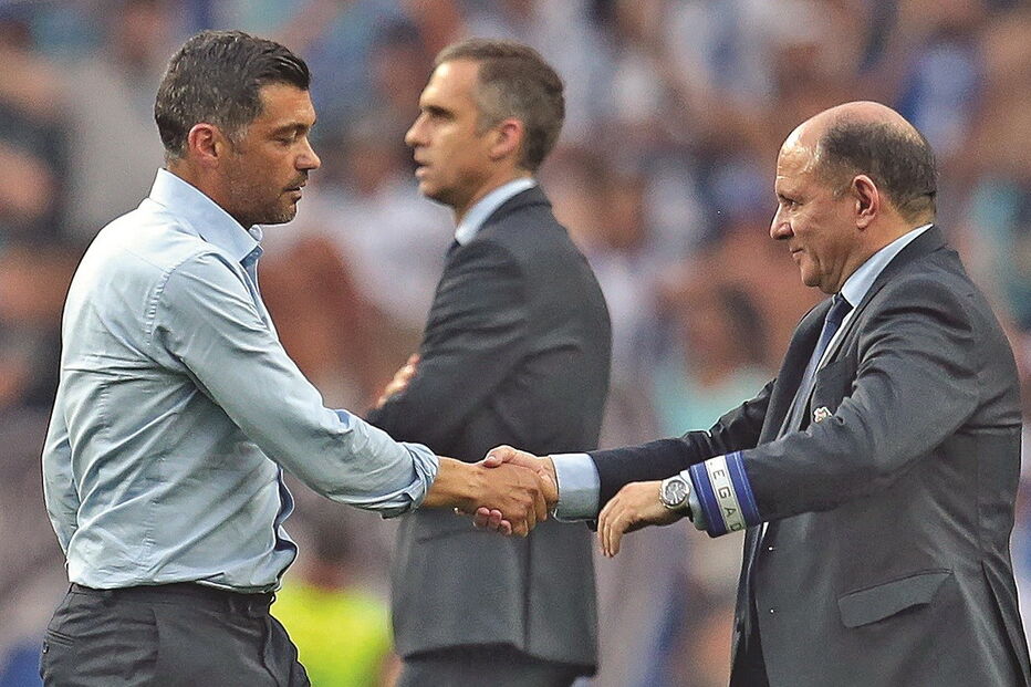 Sérgio Conceição e Luís Gonçalves, duas figuras nucleares da conquista  do título por parte do FC Porto
