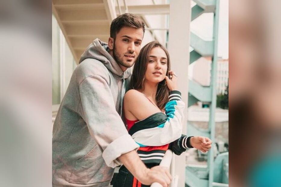 David Carreira com a namorada, Carolina Carvalho