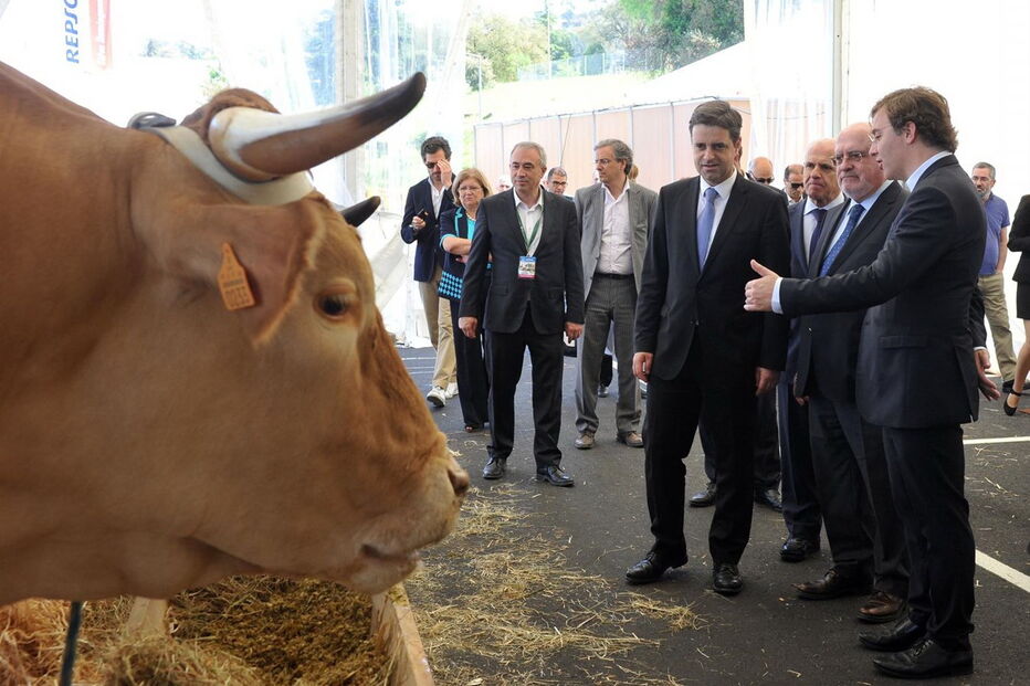 Ministro da Agricultura, Capoulas Santos, acompanhou Ricardo Rio, edil de Braga, na inauguração da edição 51 da Agro
