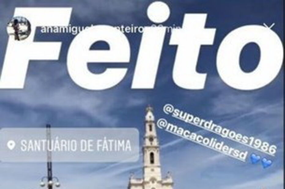 Super Dragões chegaram a Fátima após peregrinação a pé