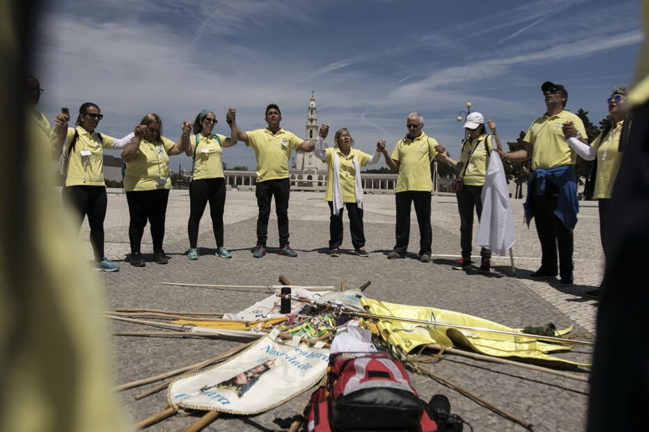 Peregrinos a Fátima 