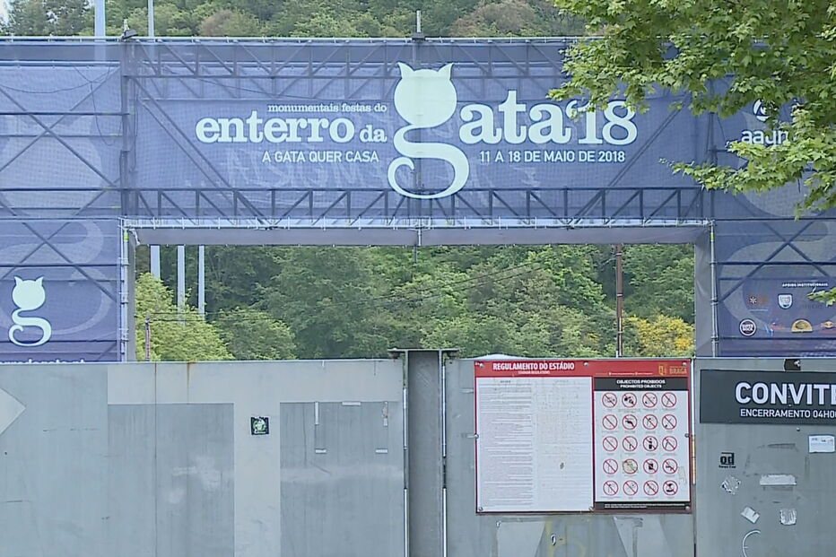 Gatódromo, recinto das festas académicas em Braga