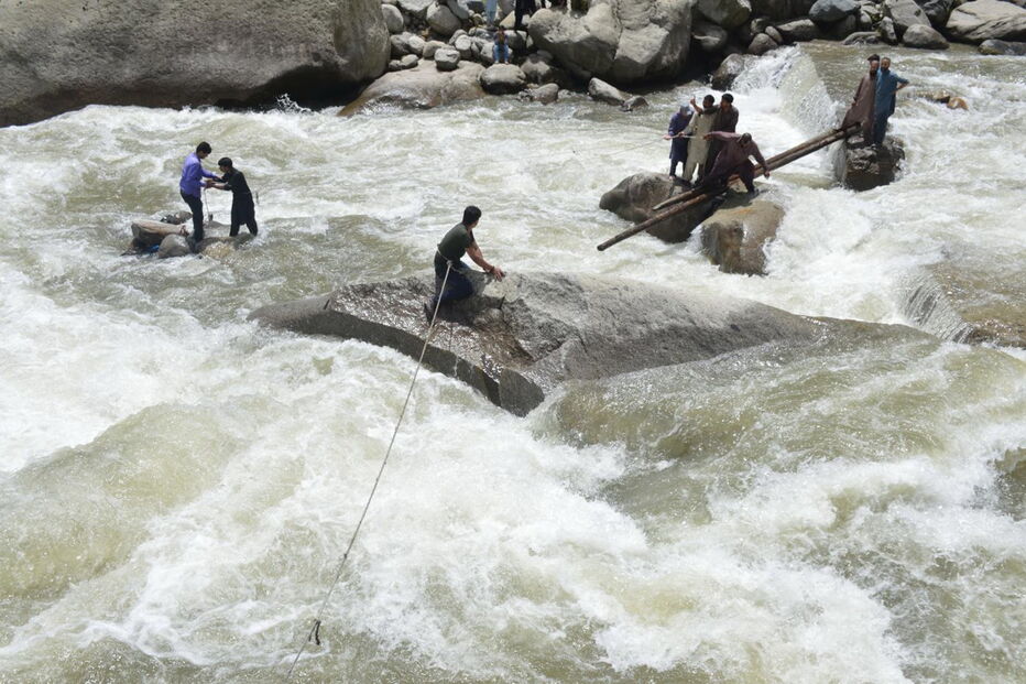 Queda de ponte no Paquistão